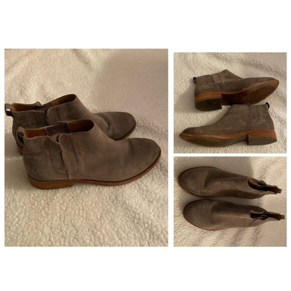 Kork-Ease Velma Brown Suede Leather Chelsea Ankle Boots Size 8.5M - Picture 2 of 10